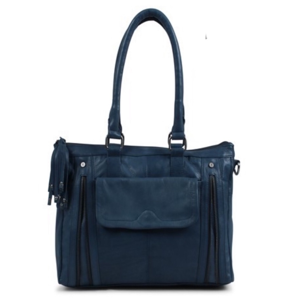 DAY & MOOD PINE LEATHER SATCHEL
